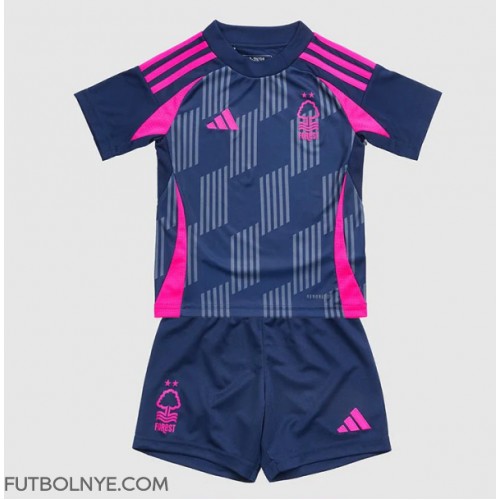 Camiseta Nottingham Forest Visitante Equipación para niños 2024-25 manga corta (+ pantalones cortos)